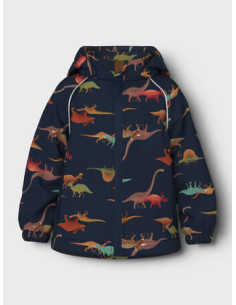 Name It  Giacca softshell per bambini con stampa dinosauri